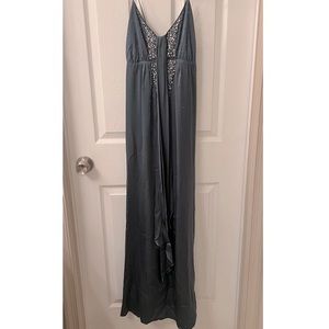 Banana Republic Beaded Silk Formal Dress